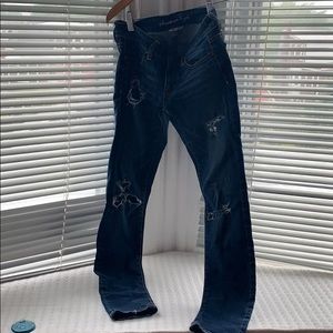 Ripped American eagle jeans